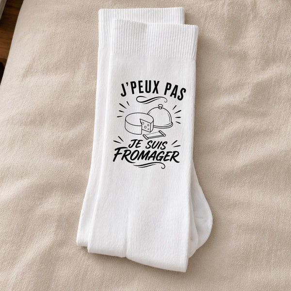 Chaussettes Homme Femme J’peux pas je suis Fromager