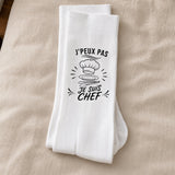 Chaussettes Homme Femme J’peux pas je suis Chef