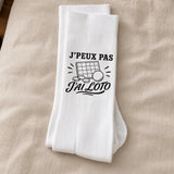 Chaussettes Homme Femme J’peux pas j’ai Loto