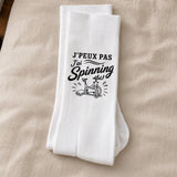 Chaussettes Homme Femme J’peux pas j’ai Spinning
