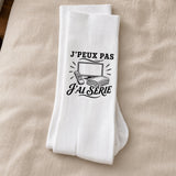 Chaussettes Homme Femme J’peux pas j’ai Série