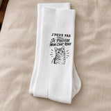 Chaussettes Homme Femme J’peux pas je préfère mon Chat roux
