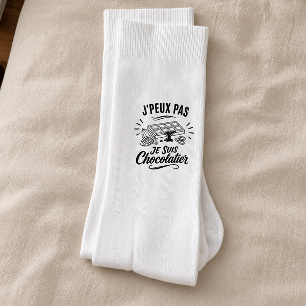 Chaussettes Homme Femme J’peux pas je suis Chocolatier