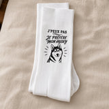Chaussettes Homme Femme J’peux pas je préfère mon Husky