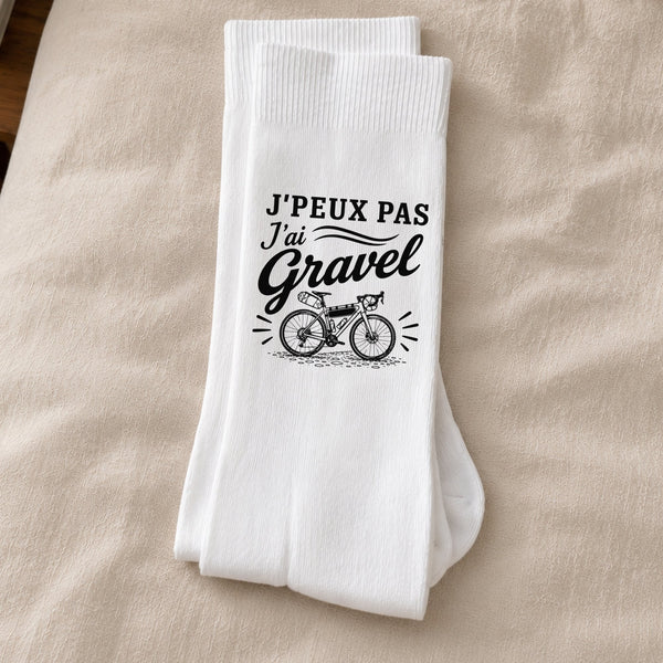 Chaussettes Homme Femme J’peux pas j’ai Gravel
