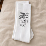 Chaussettes Homme Femme J’peux pas je préfère mon Bichon