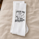 Chaussettes Homme Femme J’peux pas je suis Boulanger