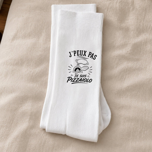 Chaussettes Homme Femme J’peux pas je suis Pizzaiolo