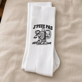 Chaussettes Homme Femme J’peux pas je suis Hôtesse de l’air