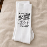 Chaussettes Homme Femme J’peux pas je préfère les Castors
