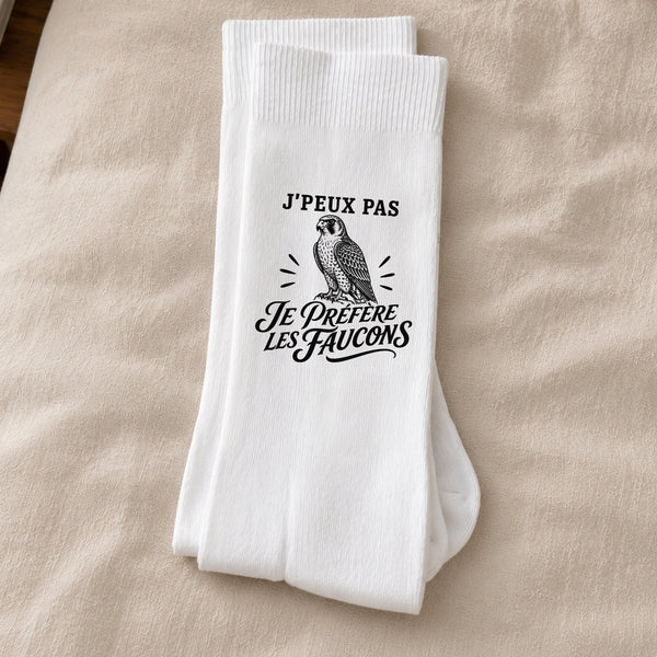 Chaussettes Homme Femme J’peux pas je préfère les Faucons