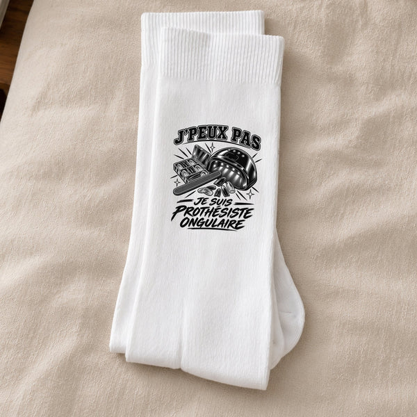 Chaussettes Homme Femme J’peux pas je suis Prothésiste ongulaire