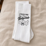 Chaussettes Homme Femme J’peux pas j’ai Taekwondo