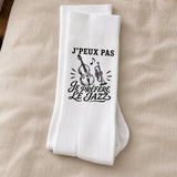 Chaussettes Homme Femme J’peux pas je préfère le Jazz