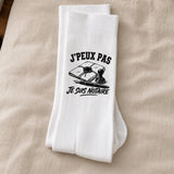 Chaussettes Homme Femme J’peux pas je suis Notaire