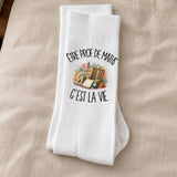 Chaussettes Homme Femme Être prof de maths c'est la vie