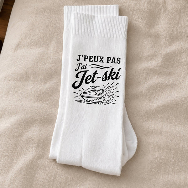 Chaussettes Homme Femme J’peux pas j’ai Jet-ski