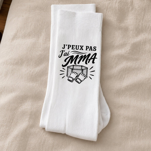 Chaussettes Homme Femme J’peux pas j’ai MMA
