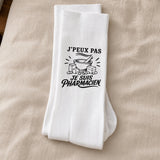 Chaussettes Homme Femme J’peux pas je suis Pharmacien