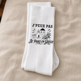 Chaussettes Homme Femme J’peux pas je pars en Grèce