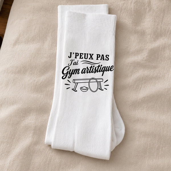 Chaussettes Homme Femme J’peux pas j’ai Gym artistique