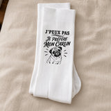 Chaussettes Homme Femme J’peux pas je préfère mon Carlin