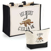 Cabas homme ou femme sac plage ou shopping tote bag pochette trousse Idée cadeau original pour anniversaire Noël travail départ retraite collègue famille fete des mères fetes des pères papa maman mamie papi