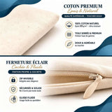 Housse de Coussin J’peux pas j’ai couture J'peux pas minimaliste