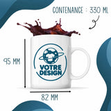 Mug Être prof de maths c'est la vie