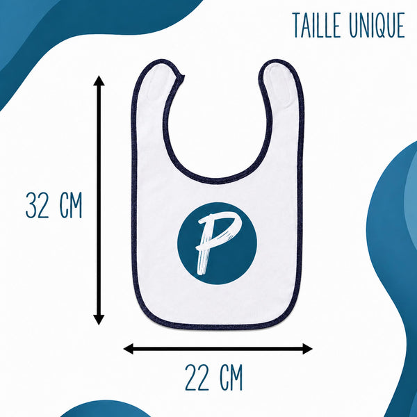 Bavoir Bébé J’peux pas j’ai planche à voile J'peux pas minimaliste