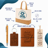 Coffret Cadeau J’peux pas j’ai Jeux vidéo – Sac jute, carnet, stylo, porte-clés et marque-page