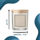 Bougie Parfumée Vanille J’peux pas j’ai couture J'peux pas minimaliste