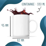 Mug J’peux pas j’ai planche à voile J'peux pas minimaliste