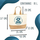 Sac fond jute basique - Planetee