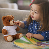 Doudou Peluche Ours J’peux pas j’ai planche à voile J'peux pas minimaliste