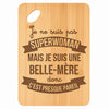 Planche bambou gravée personnalisée femme idée cadeau Fête des Mères apéro 30×20 prénom cuisine plateau fromage anniversaire noel maman mamie