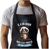 Cadeau Cuisinier cuisinière mère maman papa père mamie papi Vêtement Blouse de protection Barbecue Jardinage Tablier de Travail Tâches ménagères 