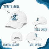 Casquette Blanche Être prof de maths c'est la vie