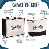 Ensemble Cabas et Trousse J’peux pas j’ai couture J'peux pas minimaliste
