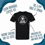 T-shirt homme noir - Planetee