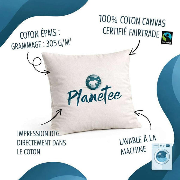 Housse de Coussin J’peux pas j’ai planche à voile J'peux pas minimaliste