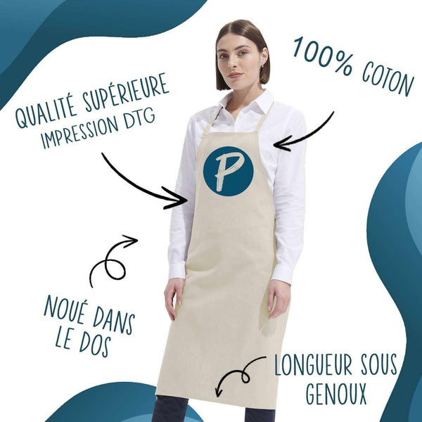 Tablier de Cuisine J’peux pas j’ai couture J'peux pas minimaliste