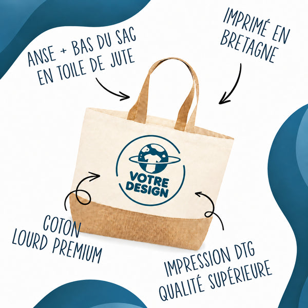 Sac fond jute basique - Planetee