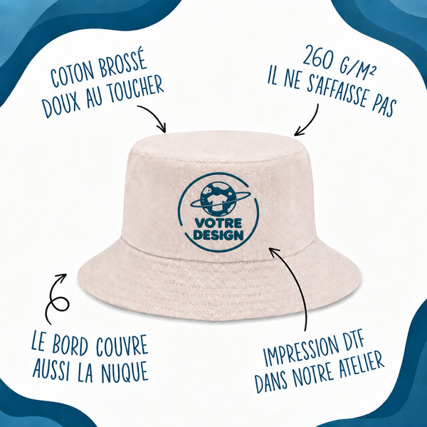 Bob Premium Beige Être prof de maths c'est la vie