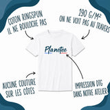 T-shirt Homme Blanc J’peux pas j’ai planche à voile J'peux pas minimaliste