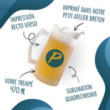 Verre à Bière J’peux pas j’ai couture J'peux pas minimaliste
