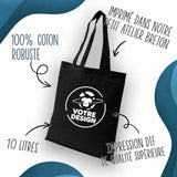 Tote bag noir - Planetee