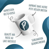 Mug J’peux pas j’ai planche à voile J'peux pas minimaliste