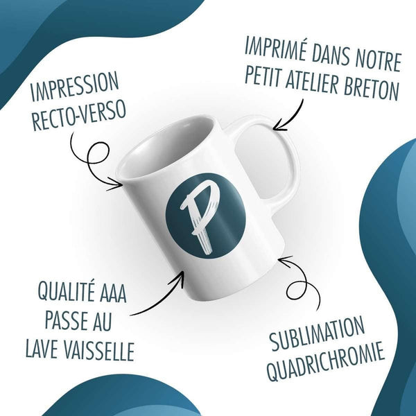 Mug J’peux pas j’ai couture J'peux pas minimaliste