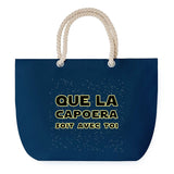 Sac de plage Bleu anse corde Capoera soit avec toi